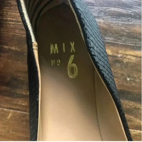 Black Flats | Black Flat Shoes | Classic | Business Casual | Mix No 6 Shoes - Picture 12 of 13